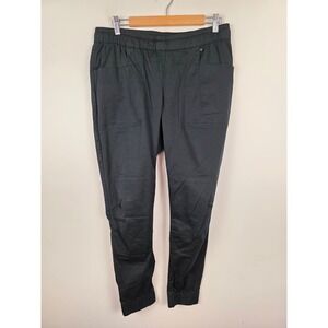 Black Diamond Black Joggers Women's Large Climbing Pants Elastic Waist L